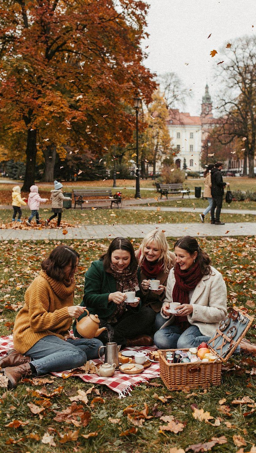 Žmonės biure, kurie kartu daro trumpą arbatos pertrauką, pabrėžiantys bendruomeniškumo ir poilsio svarbą.